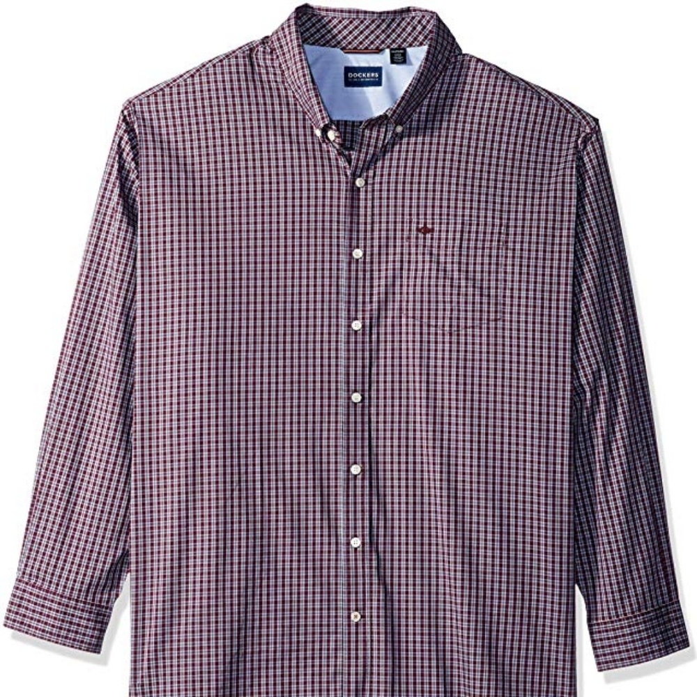 Dockers Long Sleeve Button Down Comfort Flex Shirt
